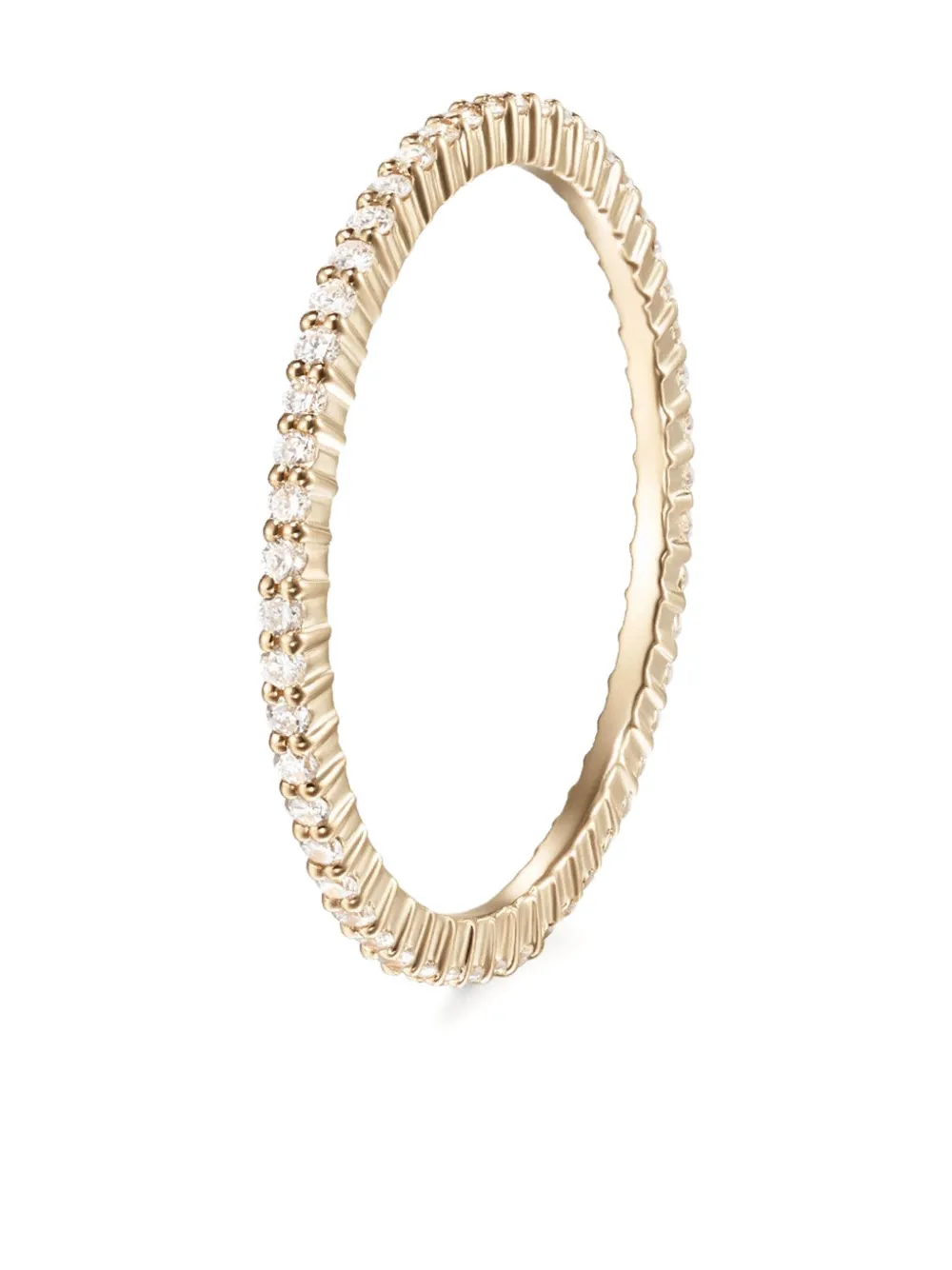 Melissa Kaye Anello eternity Sadie in oro giallo 18 carati con diamanti
