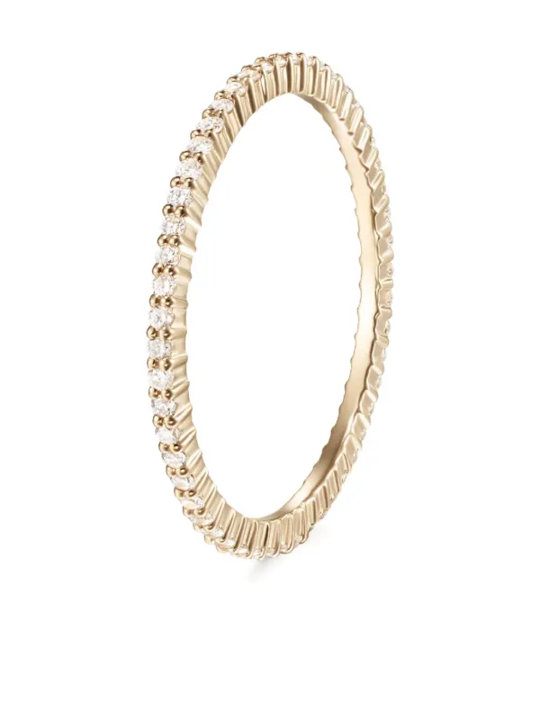Melissa Kaye 18K Yellow Gold Sadie Diamond Eternity Ring