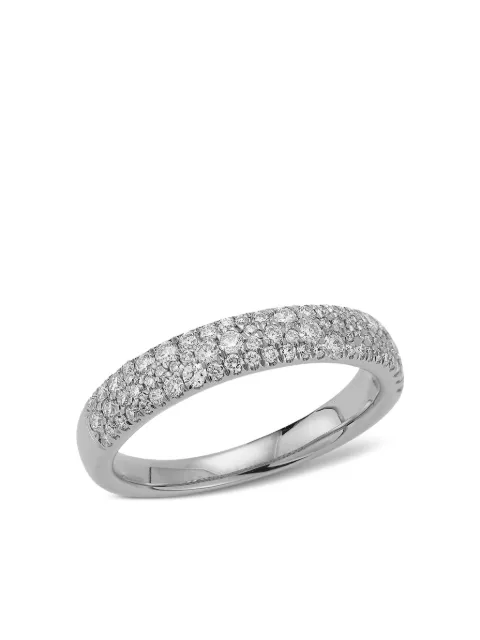 Dana Rebecca Designs anillo Sylvie Rose grande en oro blanco de 18kt con diamante