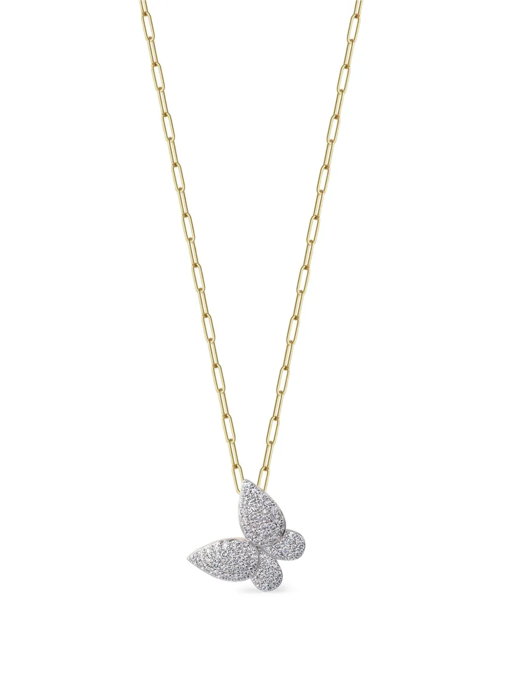 Phillips House 14k Gold Butterfly Diamond Pendant Necklace