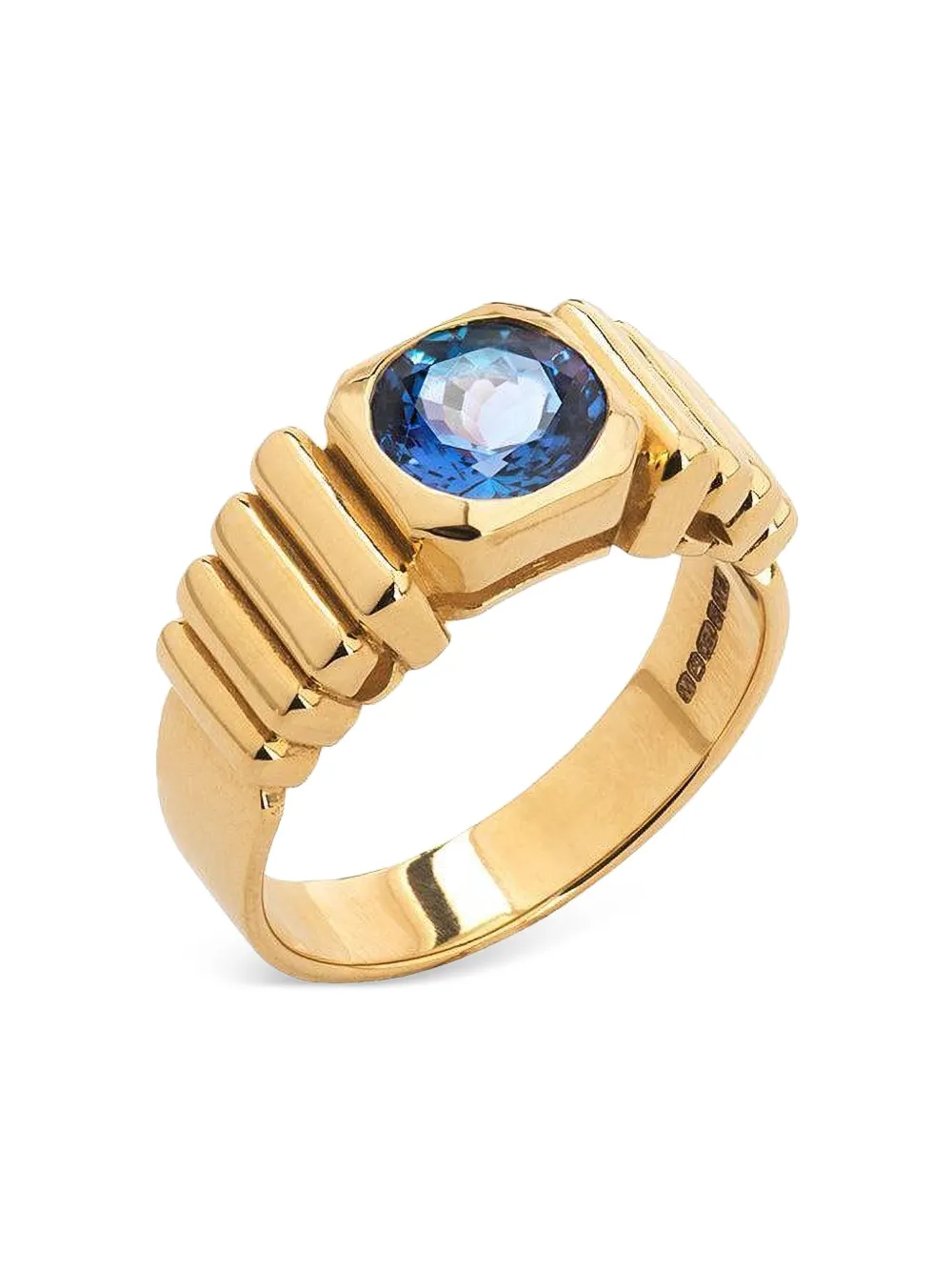 Van Robot 18k yellow gold Van Inca tanzanite signet ring | Gold | Image 1