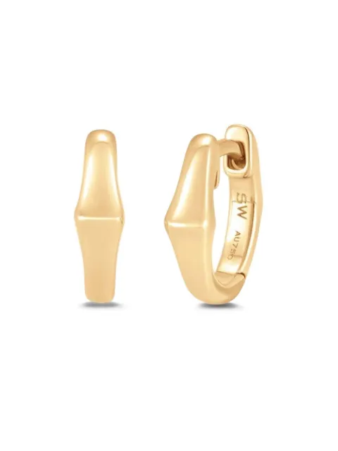 Sara Weinstock 18K Gold Huggie Earrings