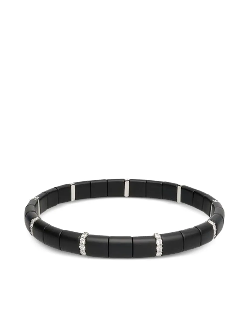 Roberto Demeglio 18K white gold Pura diamond bracelet - Black