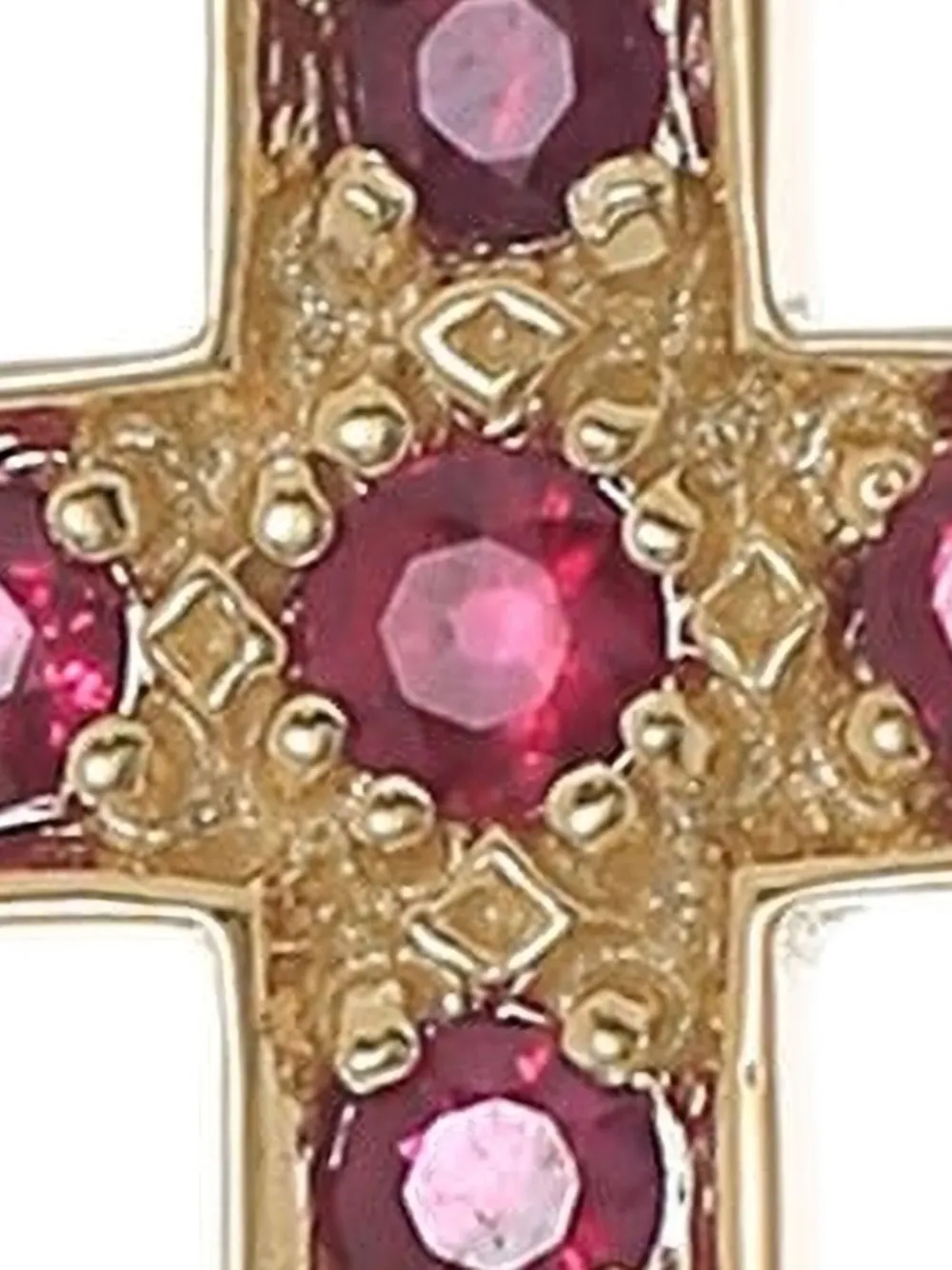 Loree Rodkin 14k Yellow Gold Charm Diamond And Ruby Necklace Charm In Multi