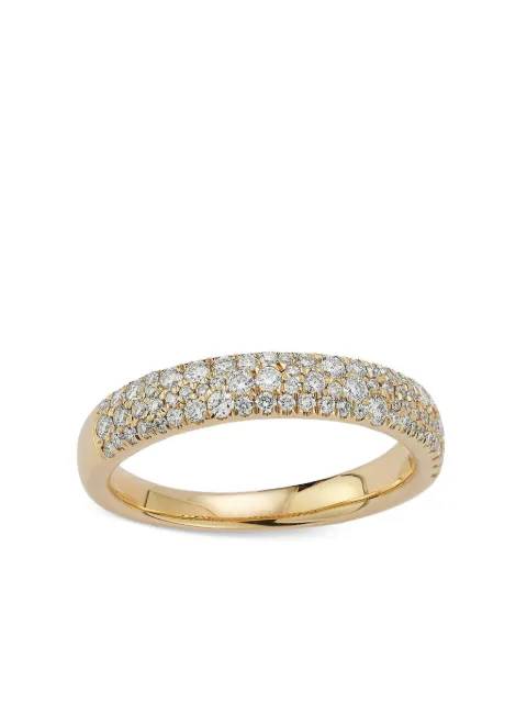 Dana Rebecca Designs anillo Sylvie Rose grande en oro amarillo de 14kt con diamantes