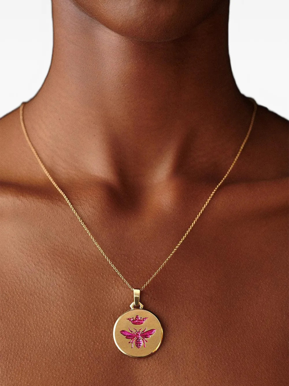Castro Smith 9k Yellow Gold Bee-motif Pendant In Gold