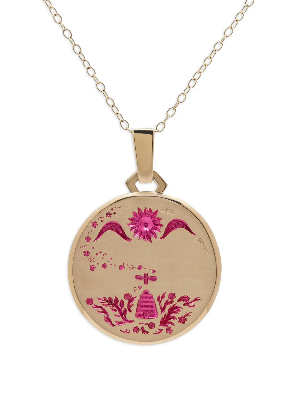 Castro Smith 9k Yellow Gold Bee-motif Pendant In Gold
