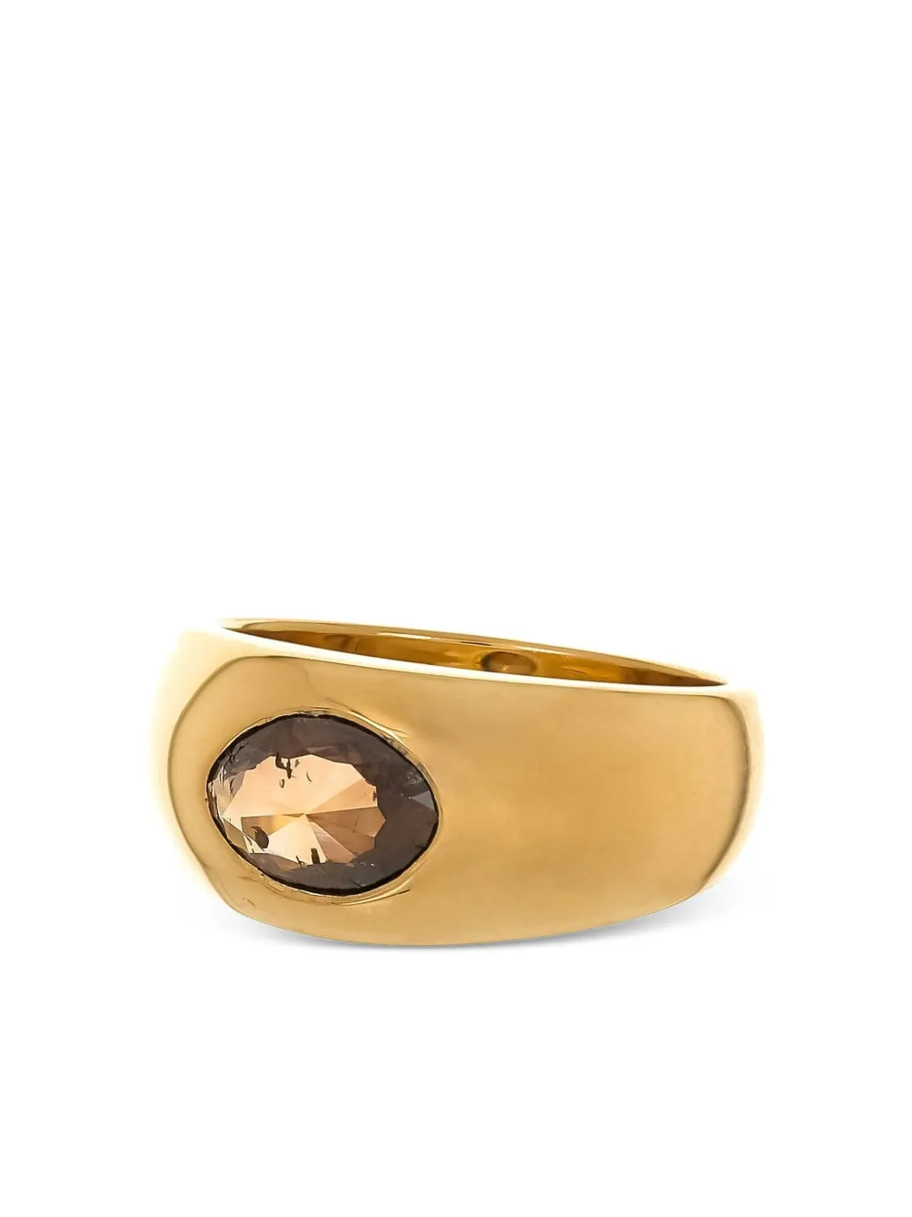Nimo With Love 18k Yellow Gold Sapphire Ring In Gold