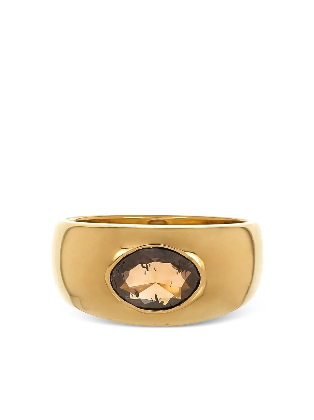 Nimo With Love 18k Yellow Gold Sapphire Ring In Gold