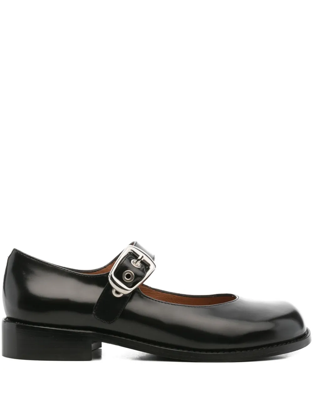 ANGEL ALARCON buckle-strap leather pumps - ブラック ANGEL ALARCON buckle-strap leather pumps - ブラック