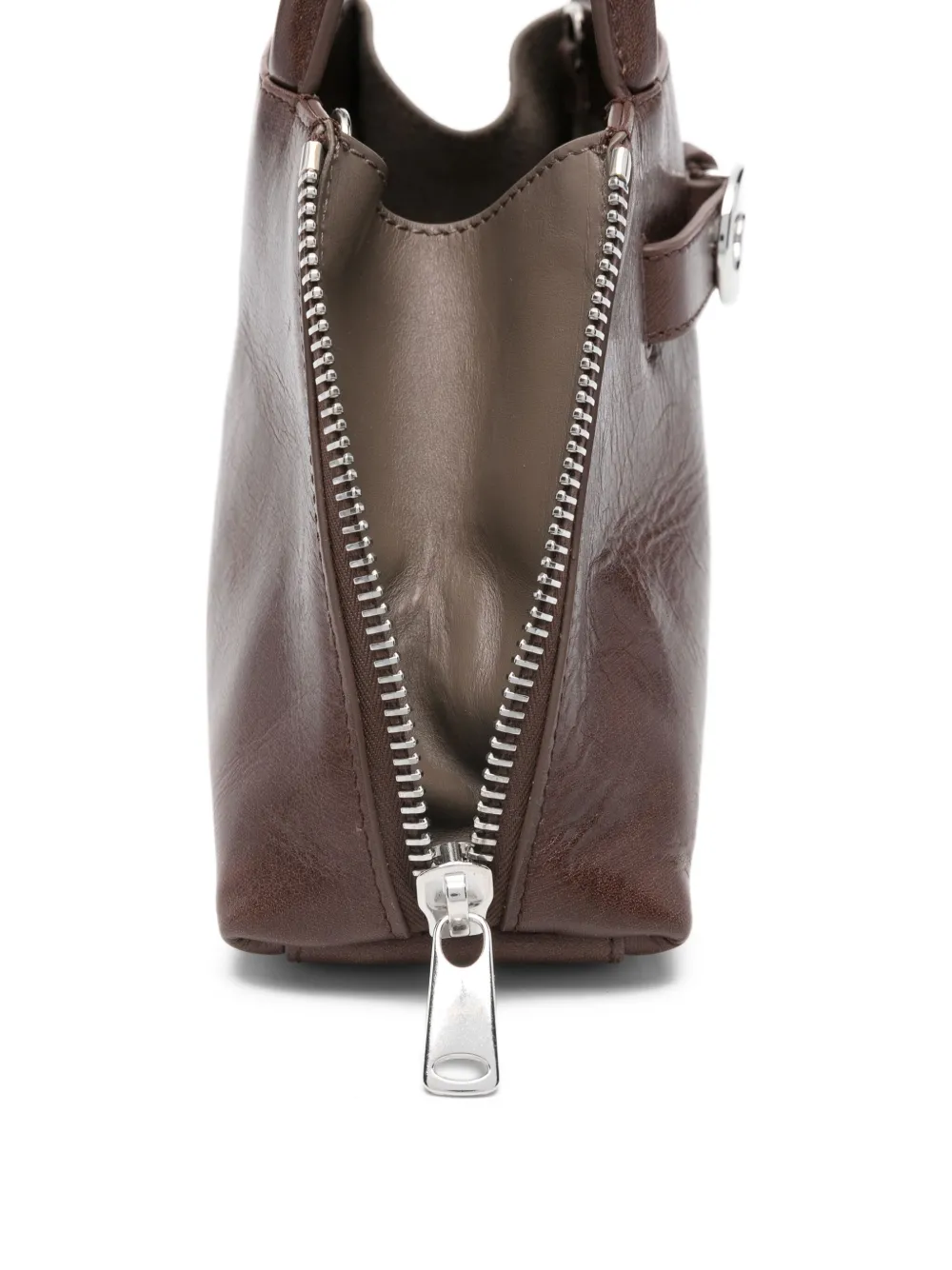 Coperni Mini Data Tote Bag In Brown