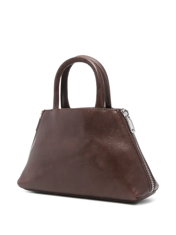 Coperni Mini Data Tote Bag | Brown | FARFETCH