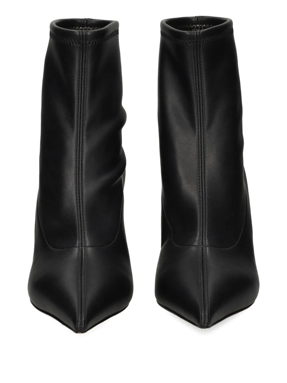 Casadei 80mm pointed-toe boots Black