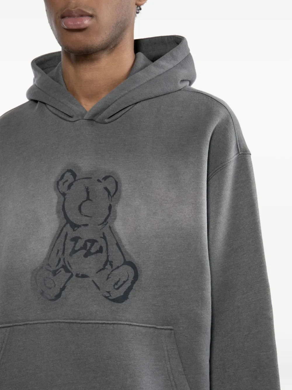 izzue Hoodie met print Grijs