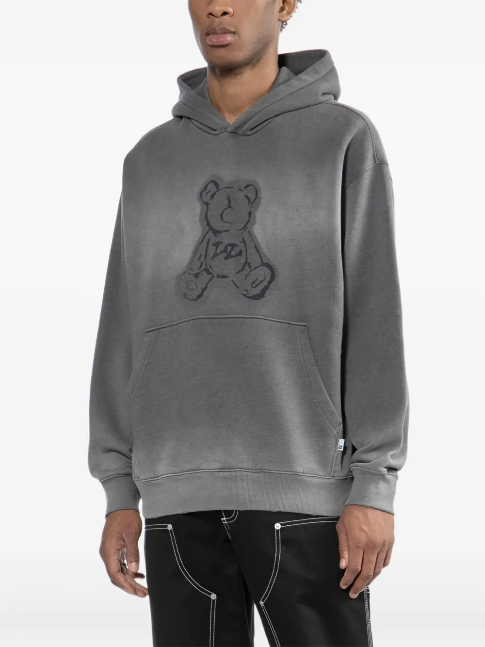 izzue Hoodie met print Grijs