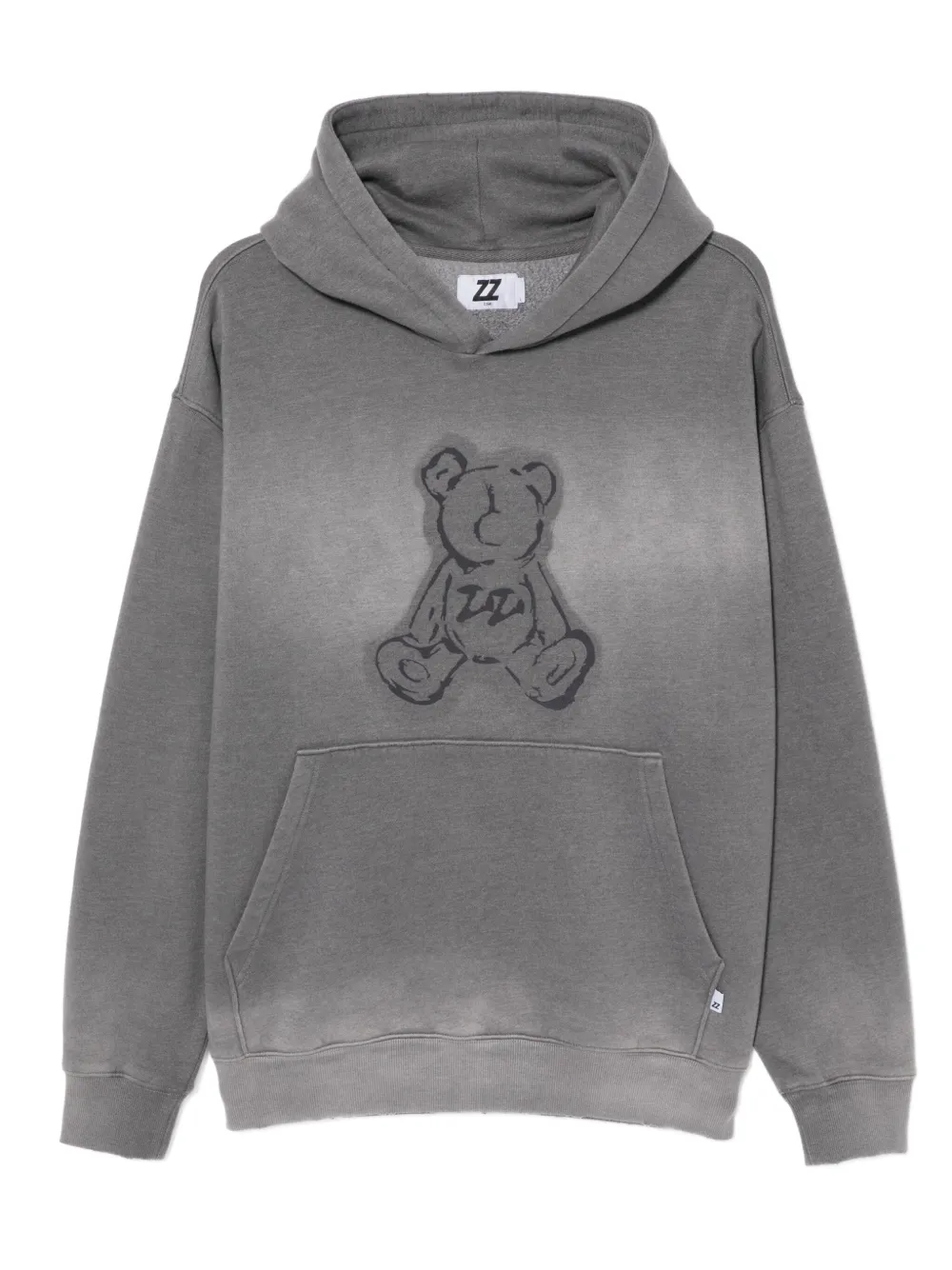 izzue graphic-print hoodie | Grey | Image 1