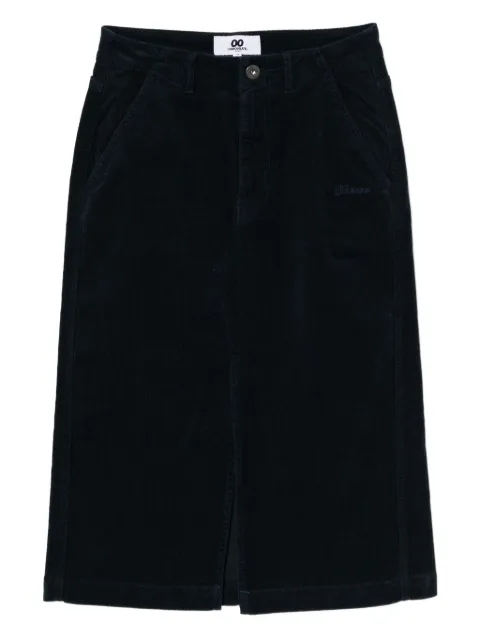 CHOCOOLATE logo-embroidered skirt