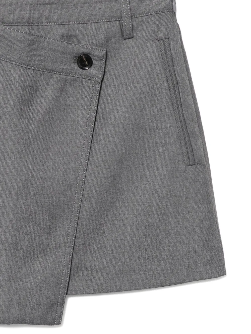 B+ab Wrap Skirt In Gray