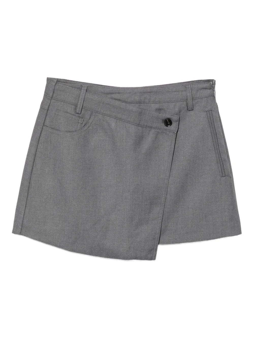 b+ab wrap skirt | Grey | Image 1