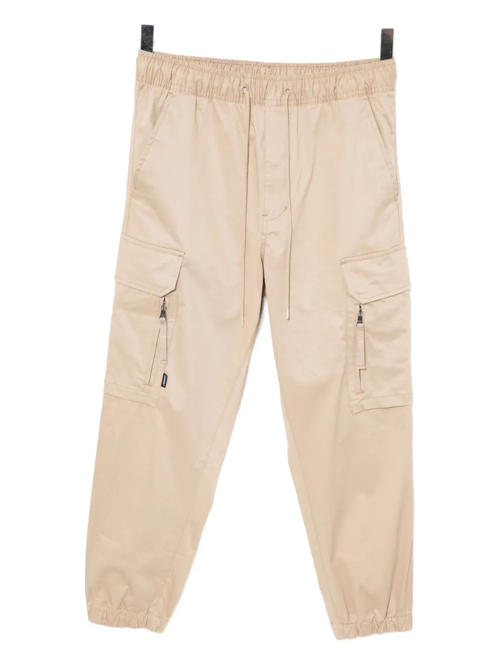Fingercroxx Logo-patched Cargo Pants In Neutral