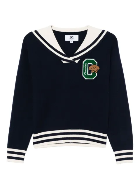 CHOCOOLATE logo-embroidered jumper