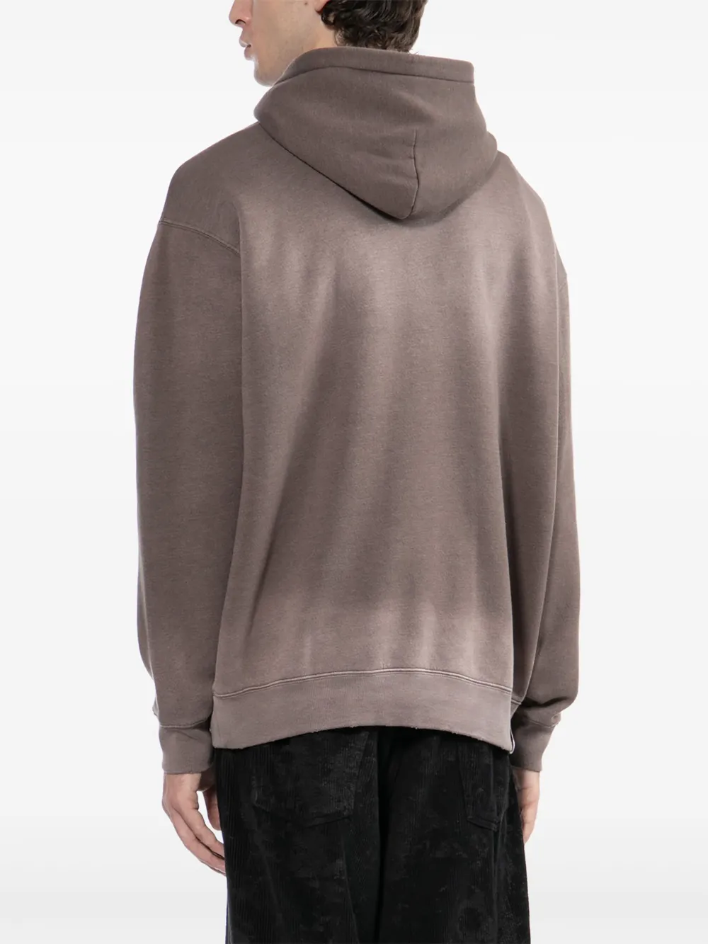 izzue Hoodie met berenprint Bruin