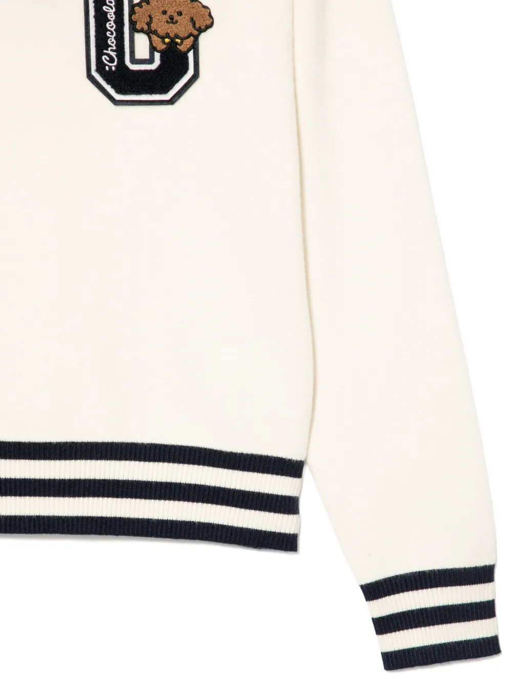 Chocoolate Logoed Knited Top In Neutral