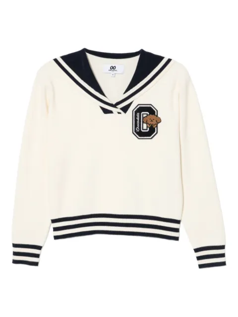 CHOCOOLATE logoed knited top 