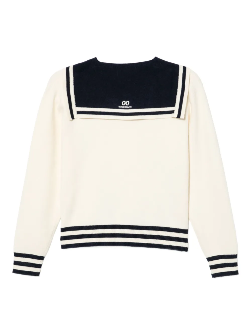 Chocoolate Logoed Knited Top In Neutral