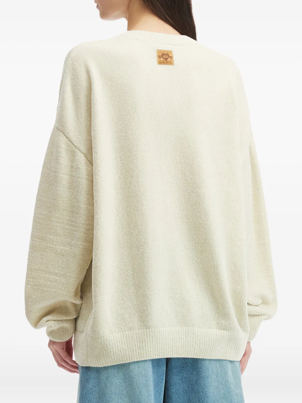 Fingercroxx Embroidered Long-sleeve Sweater In Multi