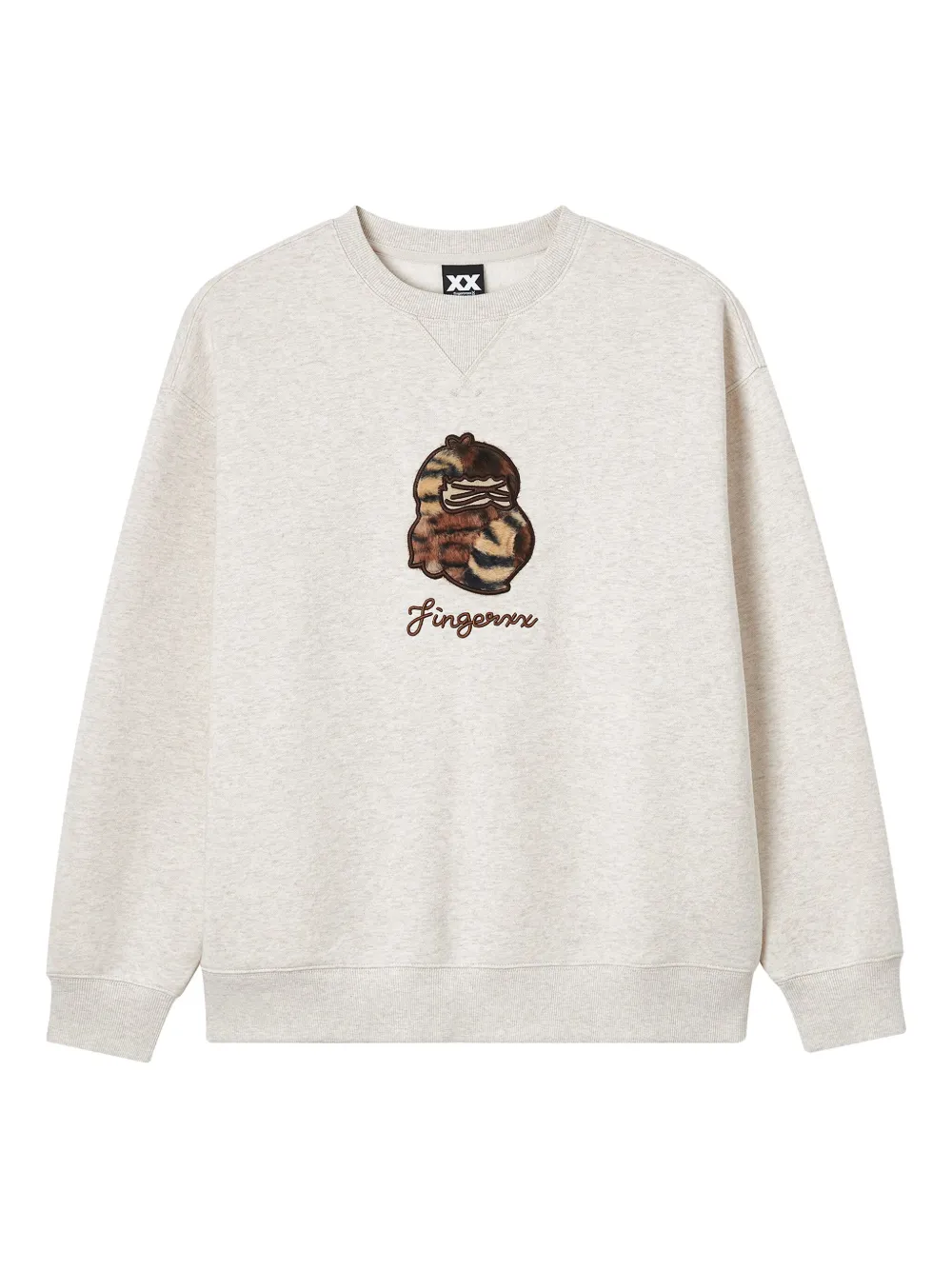 Fingercroxx Bigfoot Sweatshirt In Neutral
