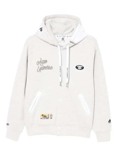 AAPE BY *A BATHING APE® logo-embroidered hoodie