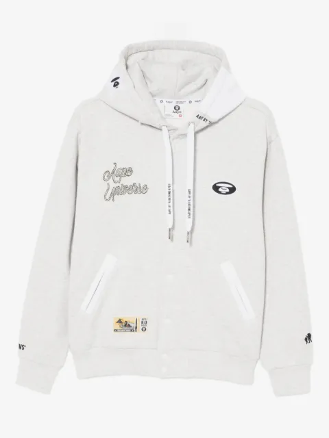 AAPE BY *A BATHING APE® logo-embroidered hoodie