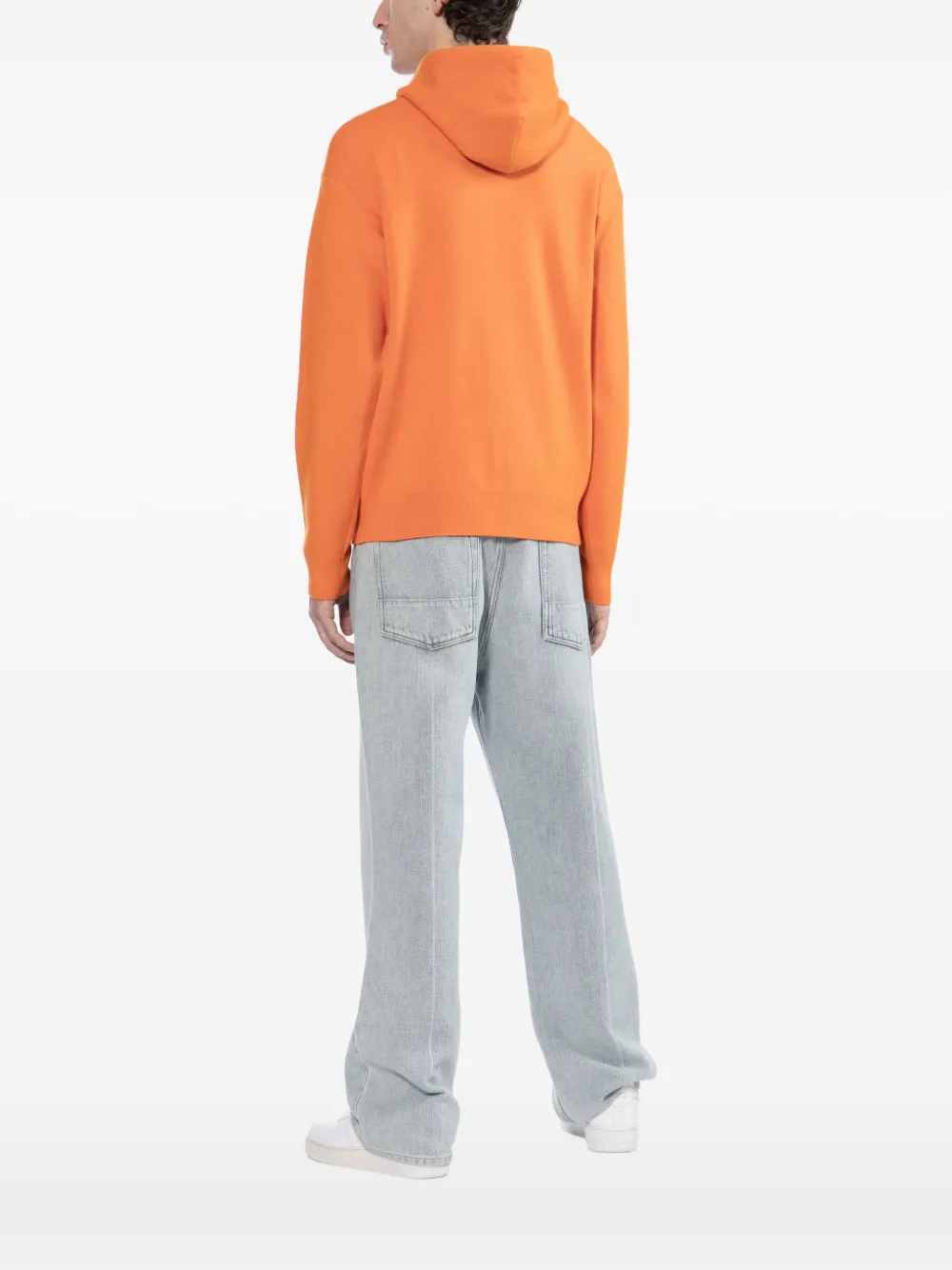 Aape By A Bathing Ape Moonface Hoodie In Orange