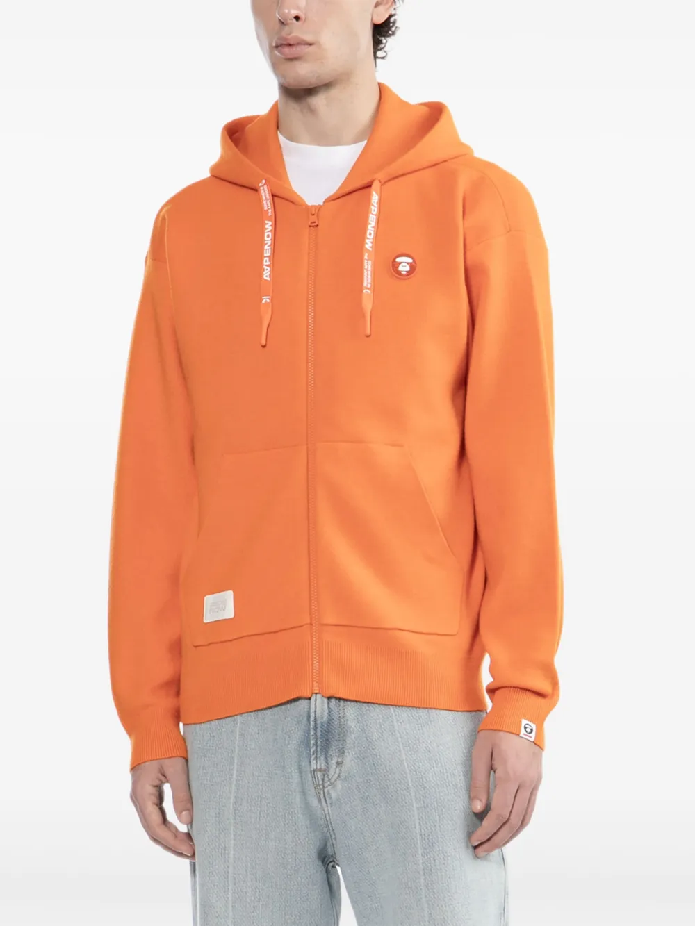 AAPE BY *A BATHING APE Moonface hoodie Oranje