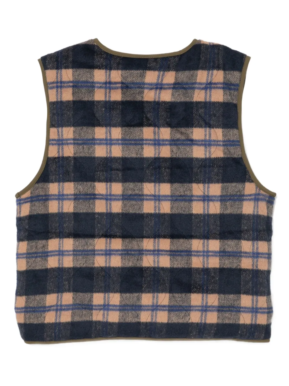 CHOCOOLATE logo-patch checked gilet | Waistcoats & Gilets | Image 2