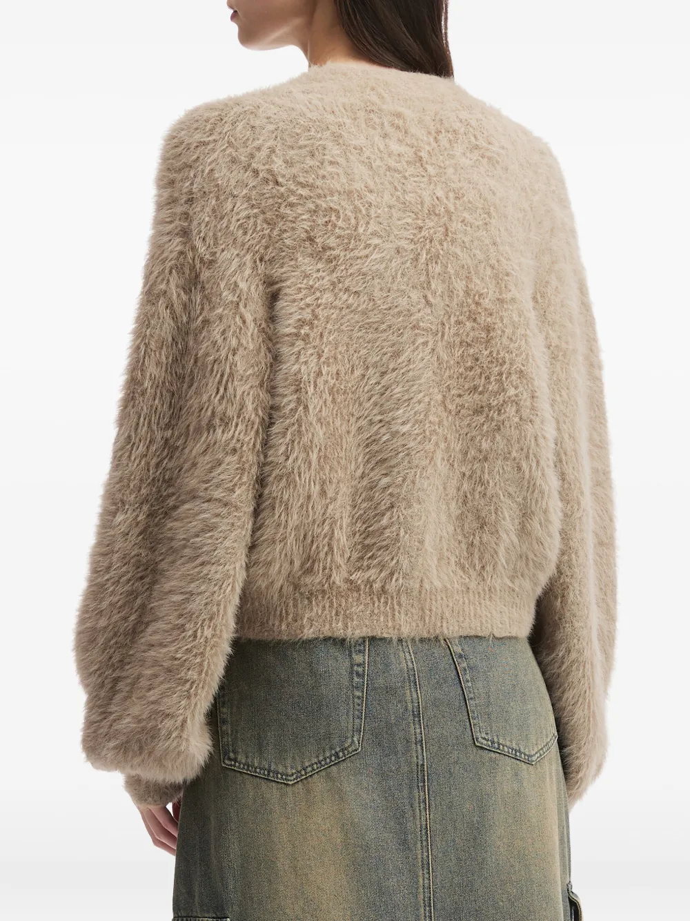 Musium Div. Vest met V-hals Bruin