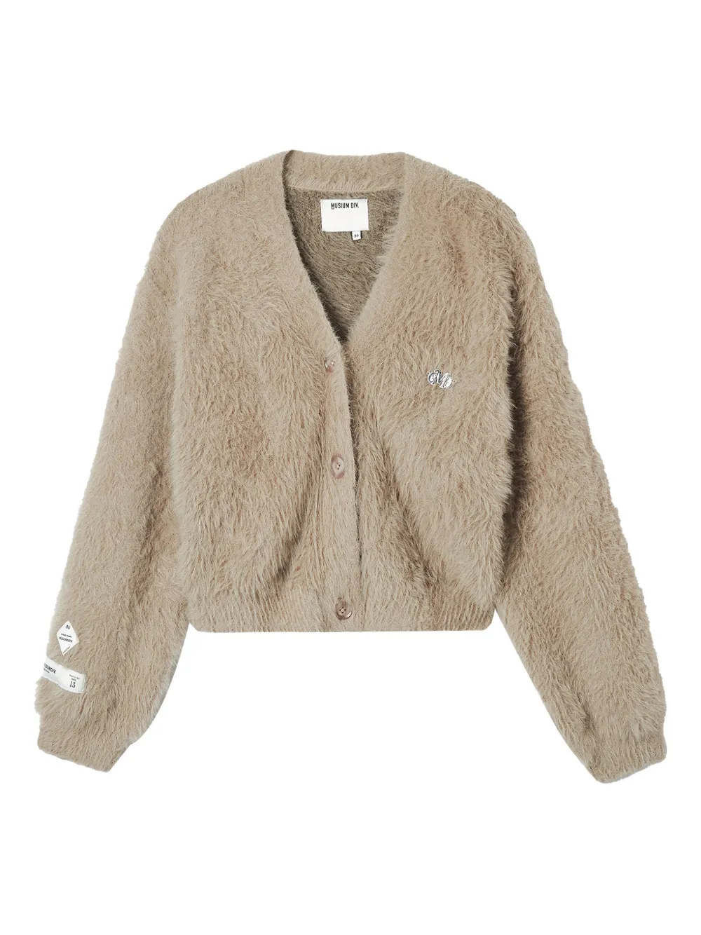 Musium Div. V-neck cardigan | Brown | Image 1