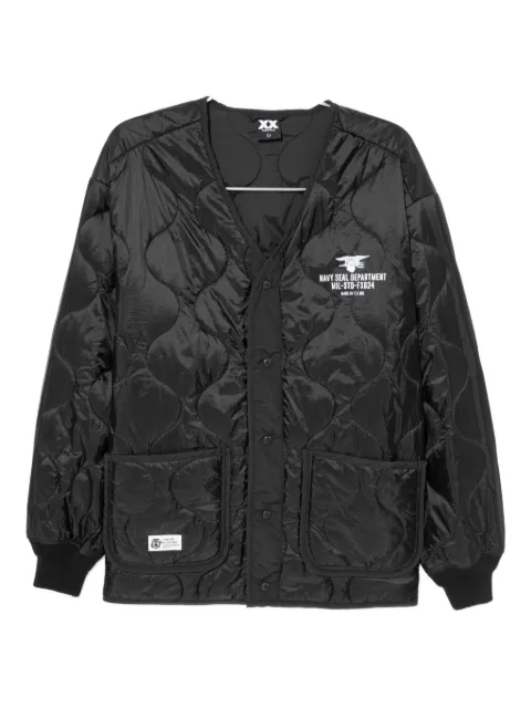 FINGERCROXX logo-printed jacket 