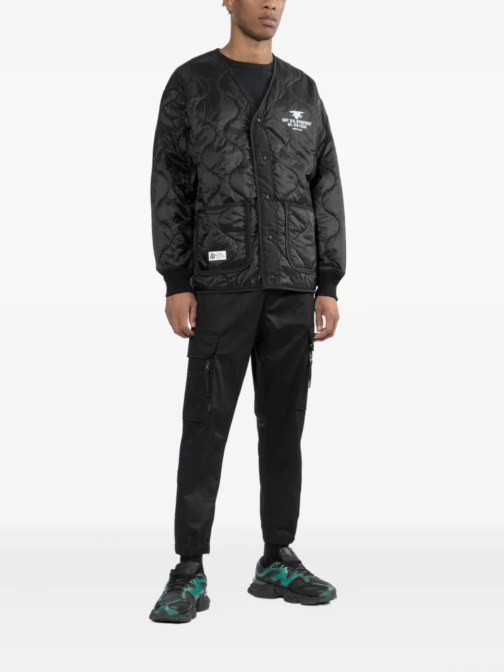 FINGERCROXX logo-printed jacket | Down Jackets | Image 2