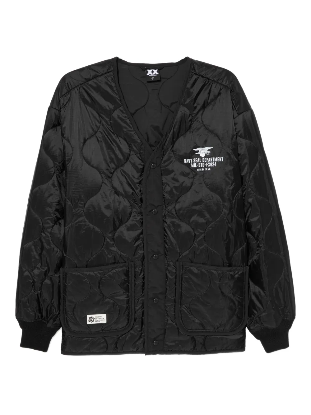 FINGERCROXX logo-printed jacket | Black | Image 1