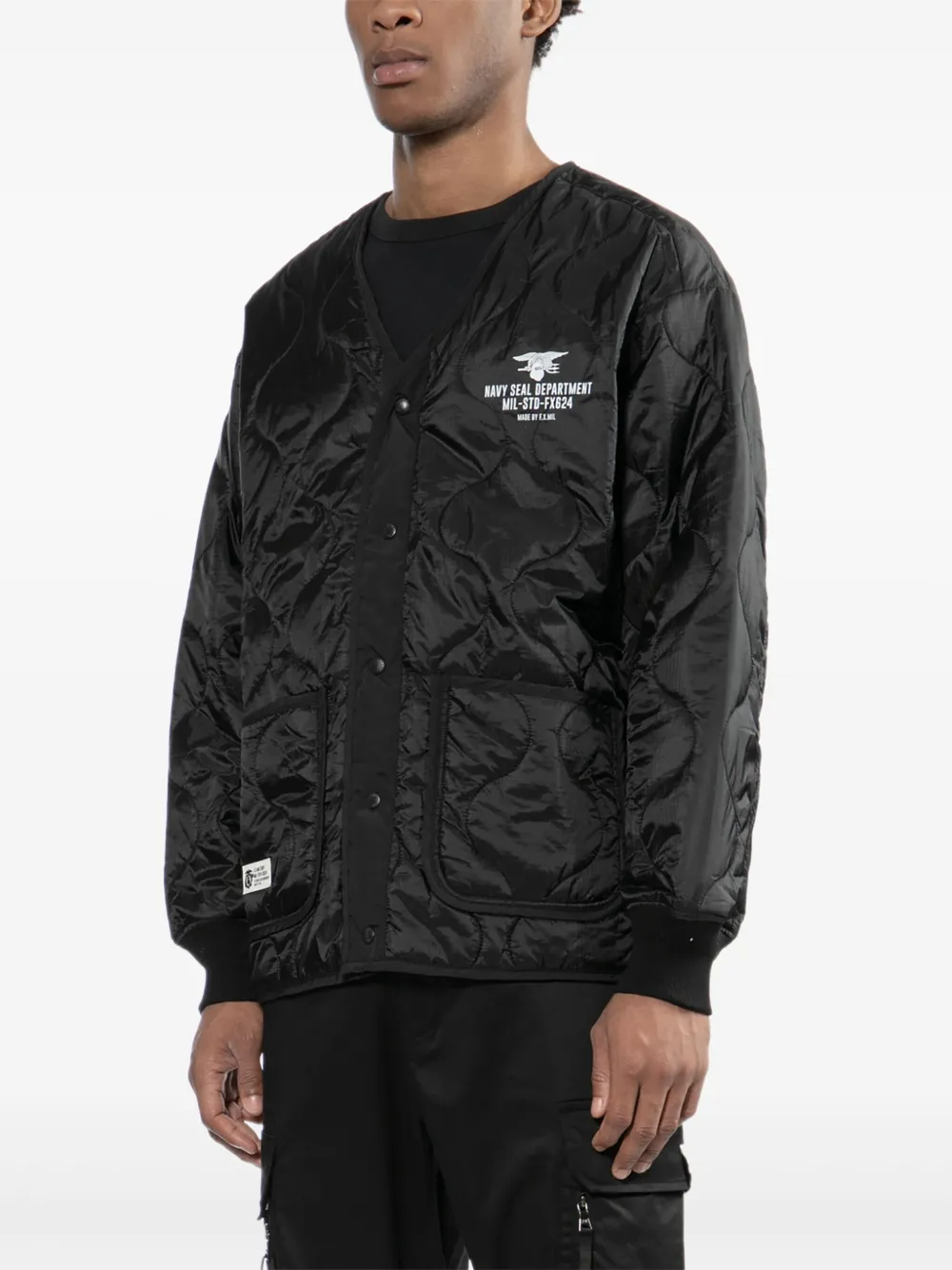 FINGERCROXX Jack met logoprint Zwart