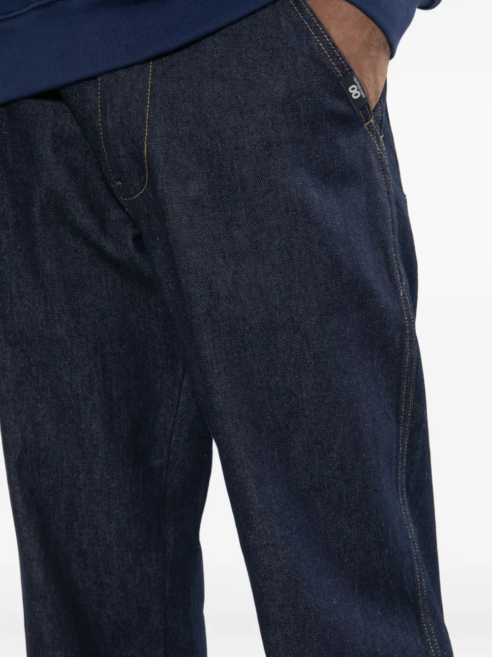 Chocoolate Jeans Mit Logo-patch In Blue