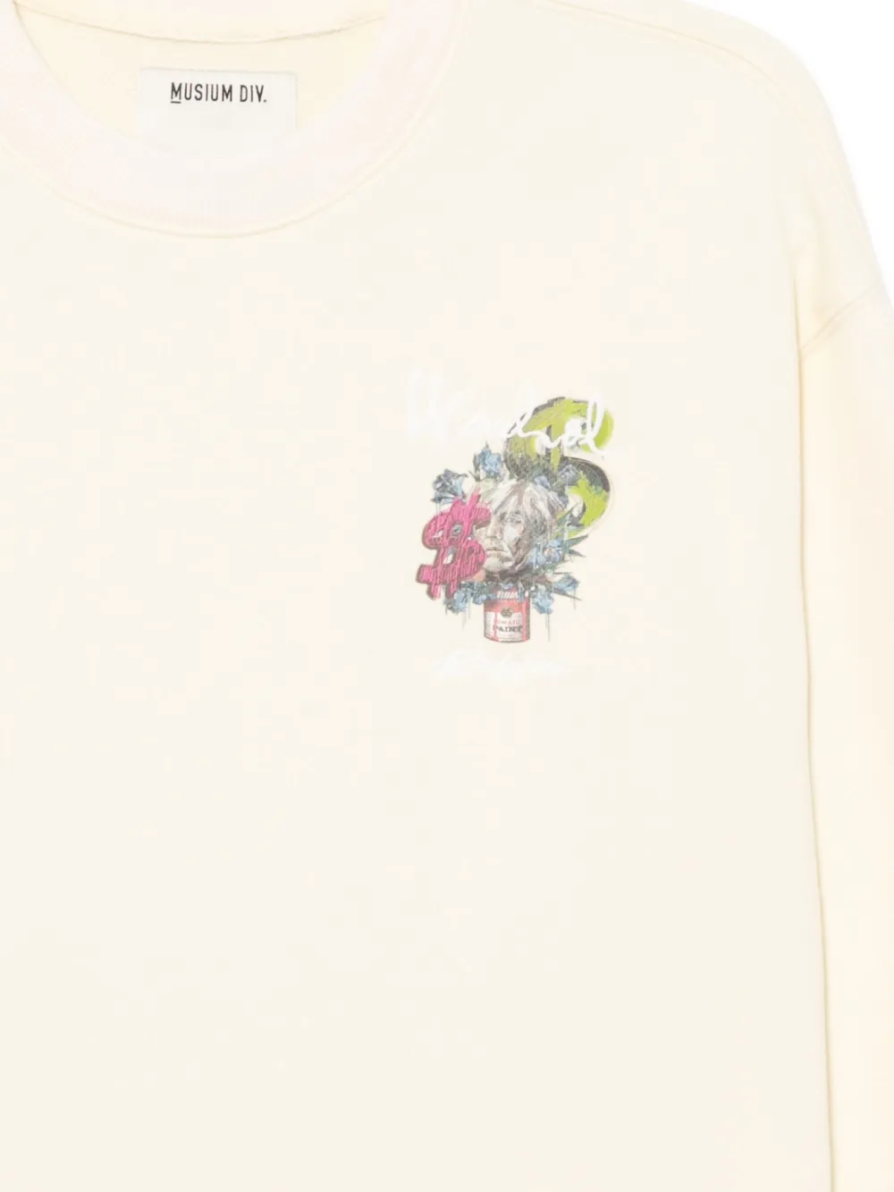Musium Div. Graphic-print Sweatshirt In White