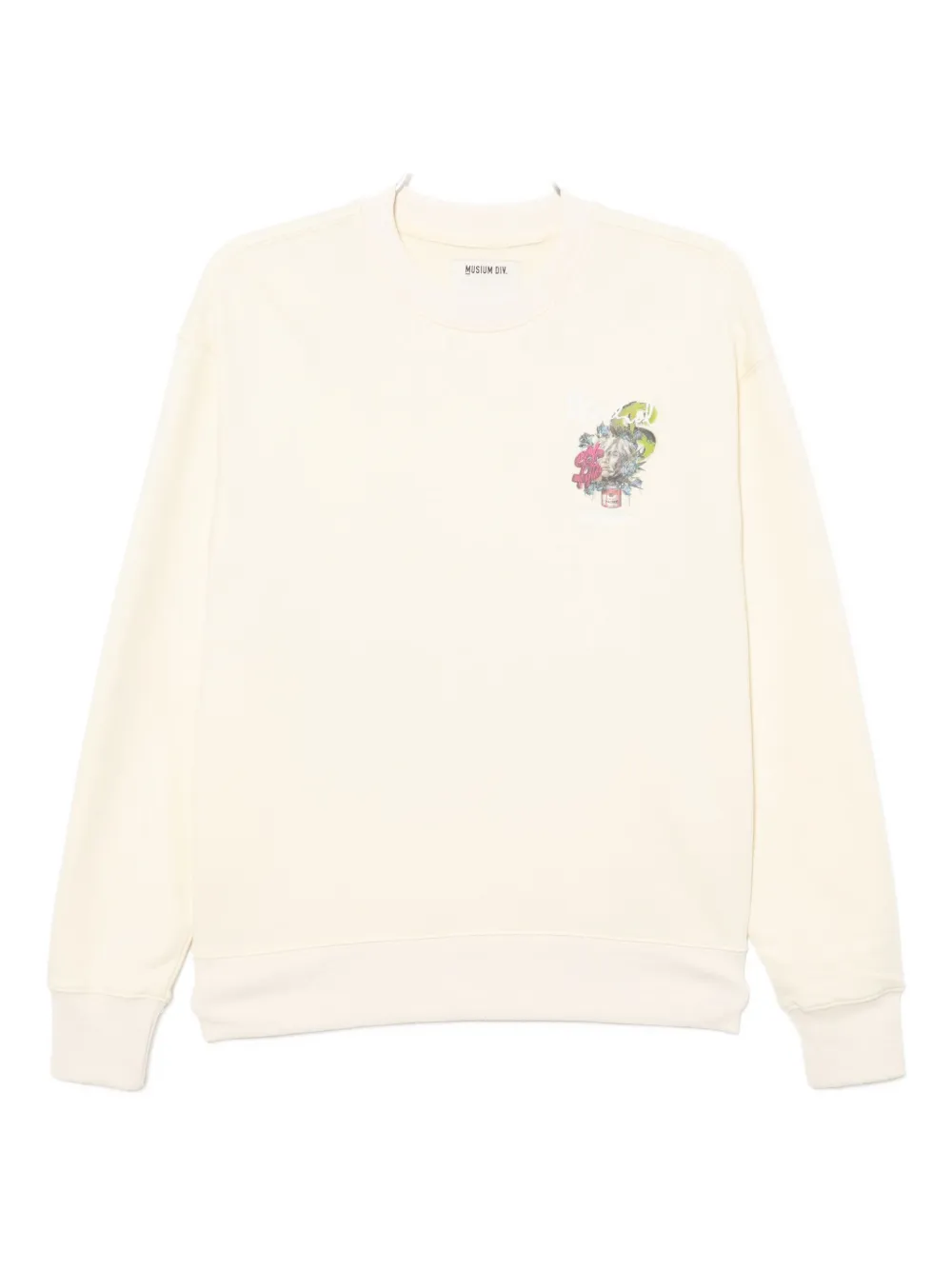 Musium Div. Graphic-print Sweatshirt In White