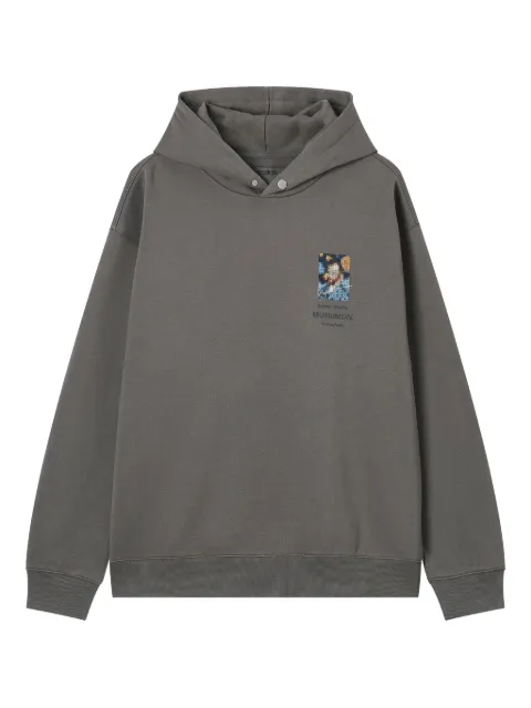 Musium Div. hoodie con estampado de píxeles