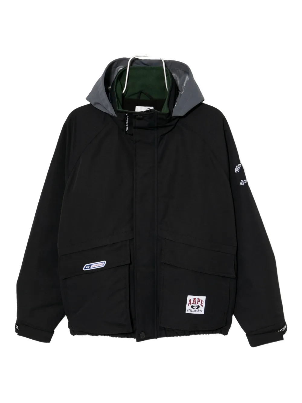 Aape By A Bathing Ape Logo-patched Jacket In Black