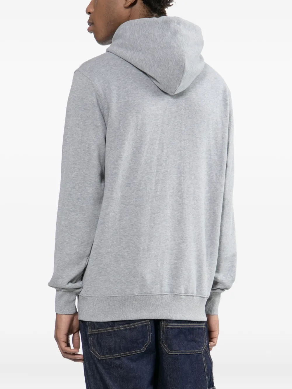 CHOCOOLATE Hoodie met logo-reliëf Grijs