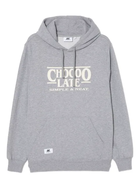 CHOCOOLATE logo-embossed hoodie