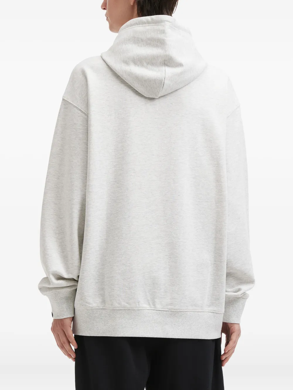Fingercroxx Graphic-print Hoodie In Gray